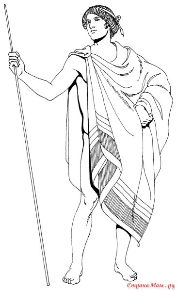 Хламида одежда древней Греции