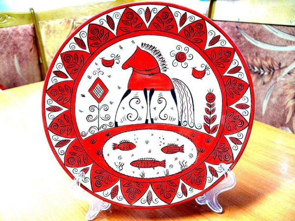 Мезенская роспись