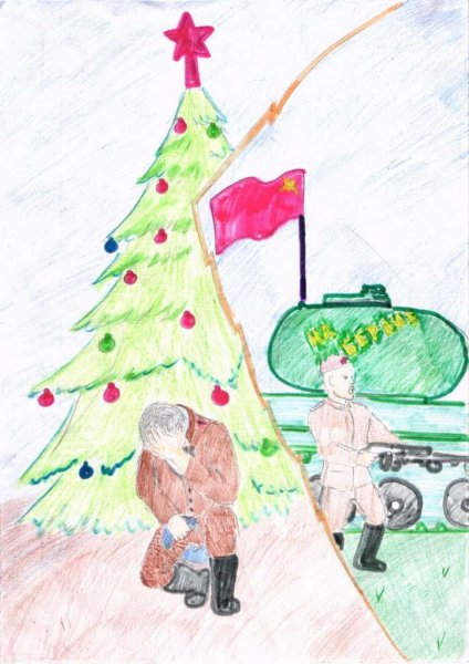 Елка Победы конкурс детских рисунков