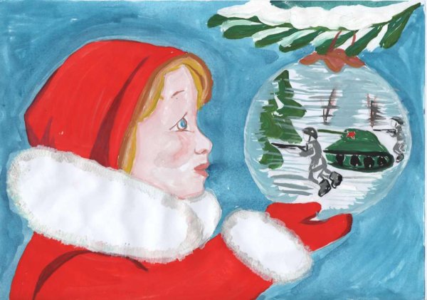 Елка Победы рисунки