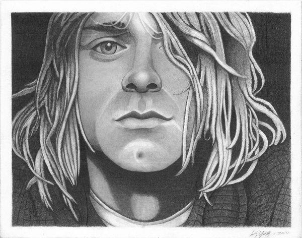 Курт Кобейн портрет