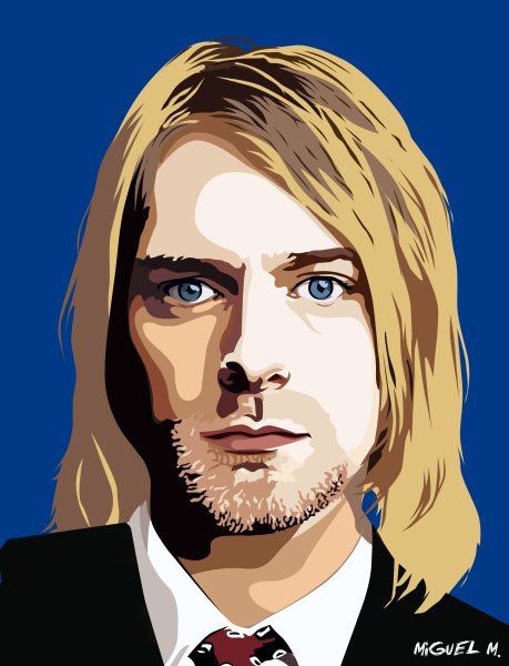 Курт Кобейн вектор