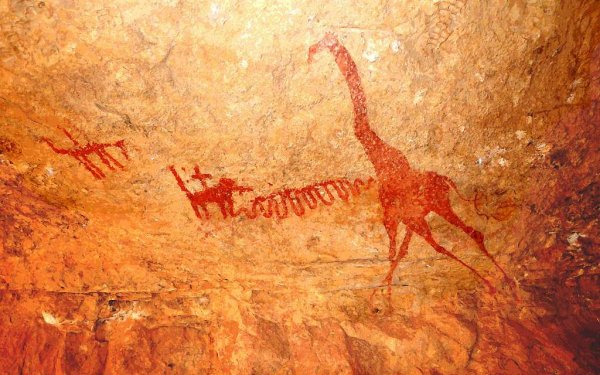 Плато Тассилин-Аджер в сахаре