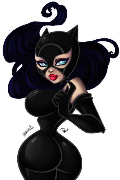 Bruce Timm женщина кошка