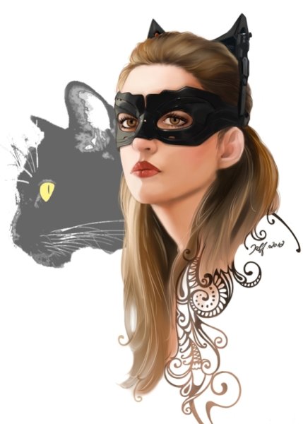 Bruce Timm женщина кошка