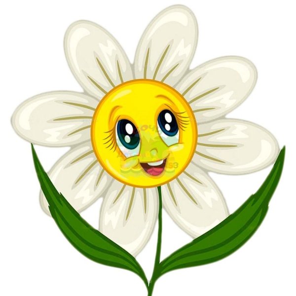 Трафарет ромашки