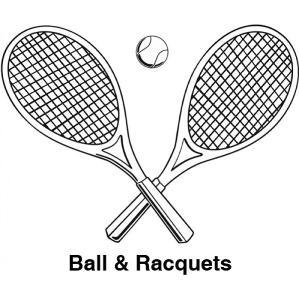 Теннисная ракетка для большого тенниса вектор