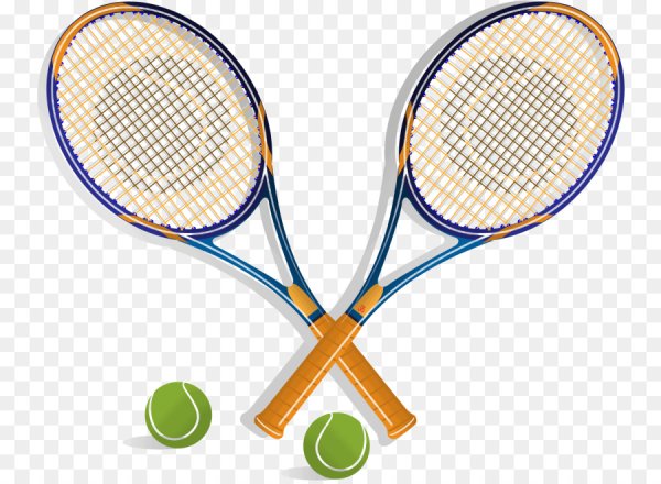 Теннисная ракетка для большого тенниса вектор