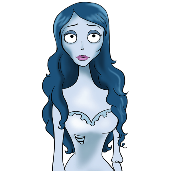 Стиль Тима Бёртона труп невесты