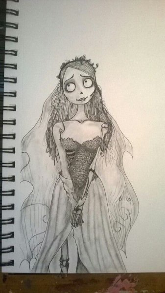 Труп невесты мультфильм арт