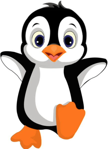 Пингвин мультяшка