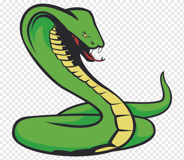 Змея из мультика