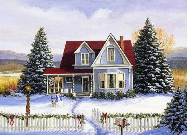 Новый год картина