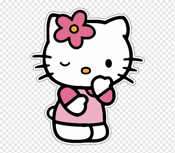 Хеллоу Китти рисунок карандашом