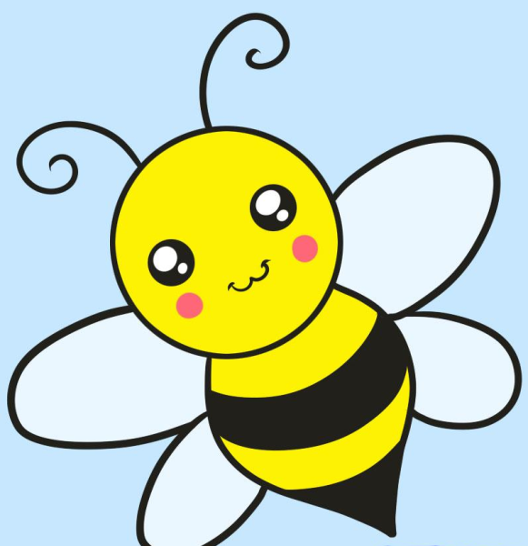 Пчела рисунок для детей