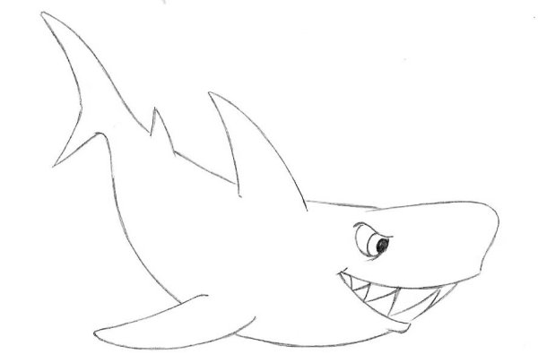 МЕГАЛОДОН эскиз тату