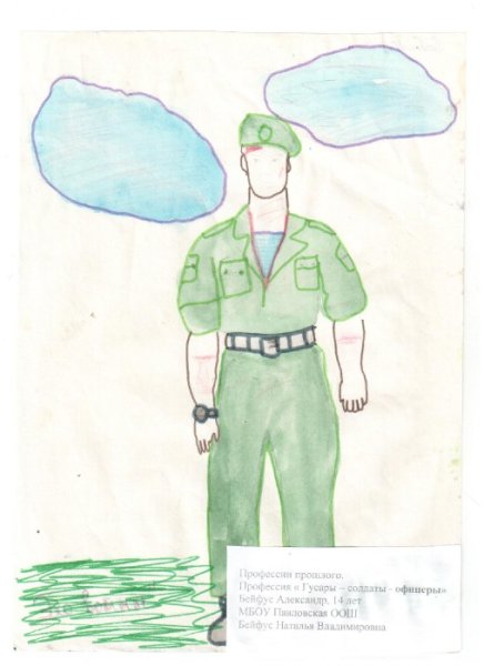 Рисунок военнослужащим от детей легкая