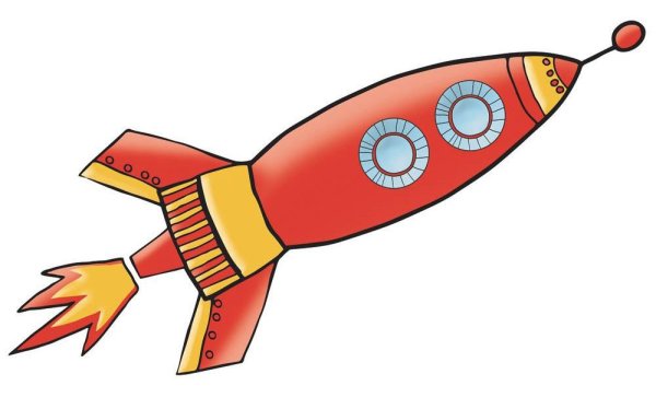 Ракета из бумаги для детей