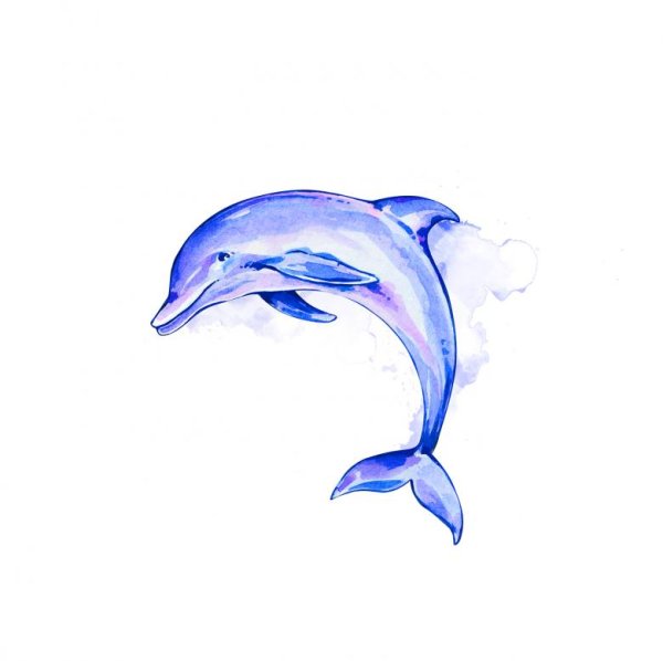 Тату Дельфин эскизы
