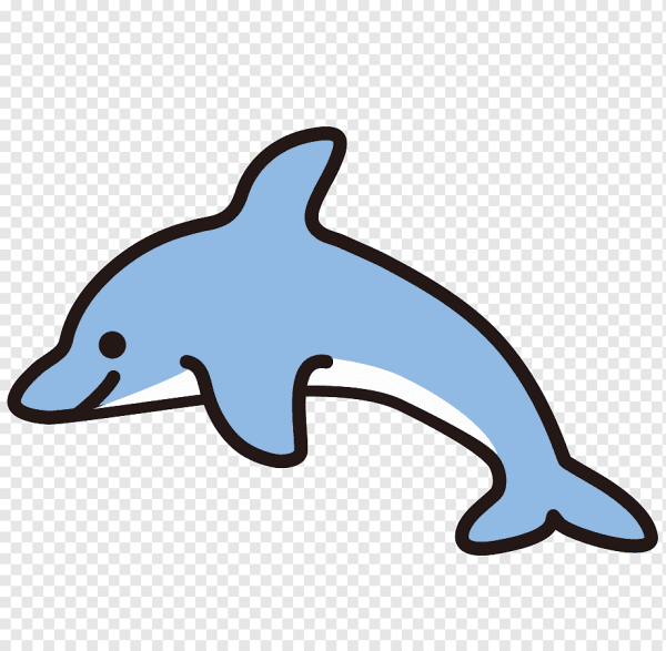 Картинки дельфинов для срисовки