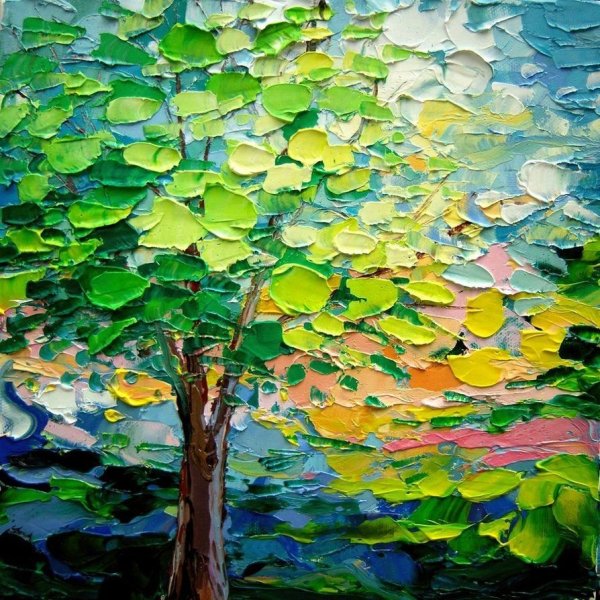 Мастихиновая живопись Импасто