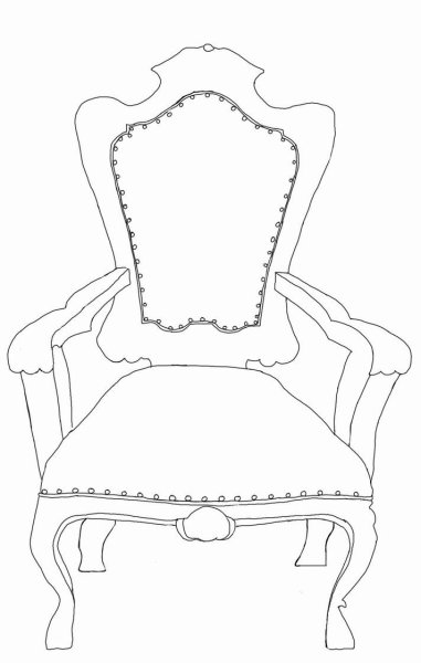 Трон раскраска