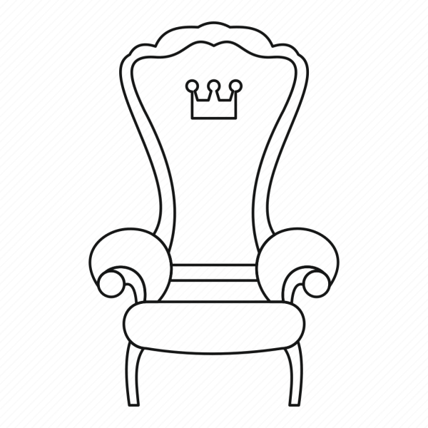 Трон раскраска