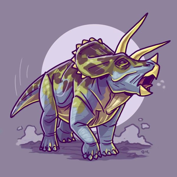 Трицератопс мир Юрского периода