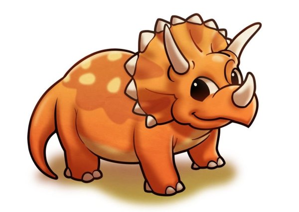 Трицератопс вектор