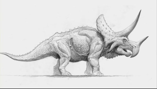 Трицератопс парк Юрского периода арт