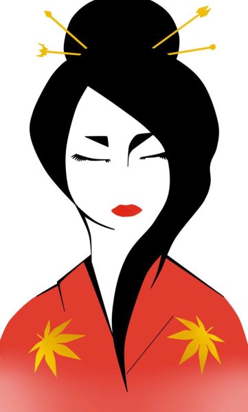 Япония Сакура гейша