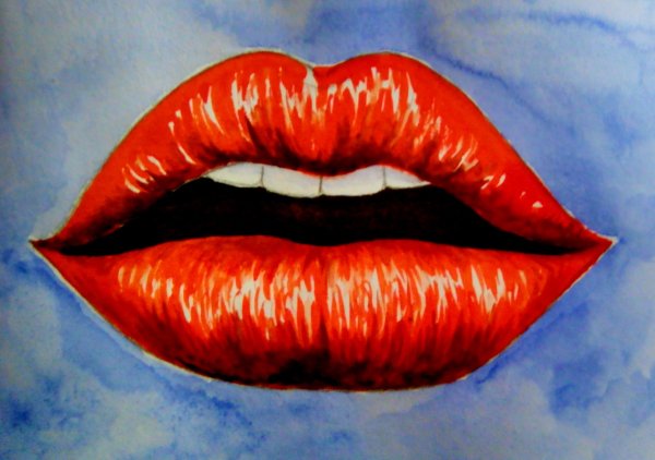 Нарисовать губы