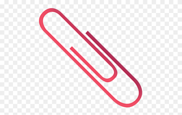 Скрепка без фона