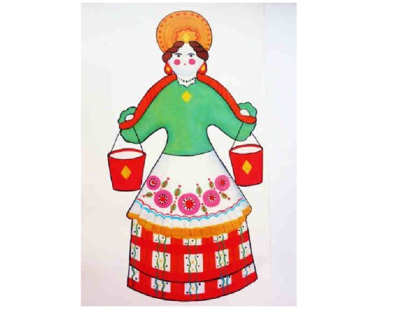 Дымковская игрушка уточка раскраска для детей