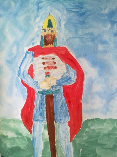 Рисунок Александра Невского