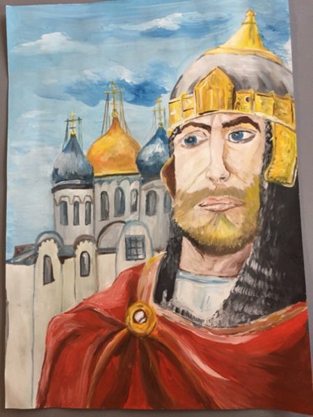 Портрет Александра Невского 2 класс