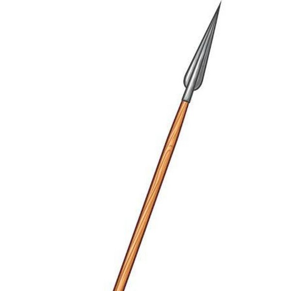 Нарисовать копье