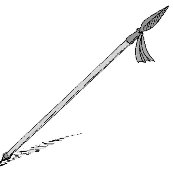Копье раскраска