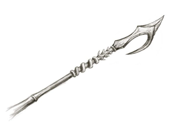 Копье эскиз