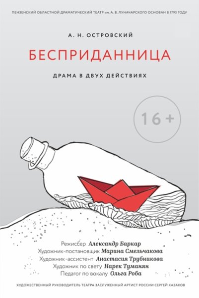 Бесприданница Островский афиша