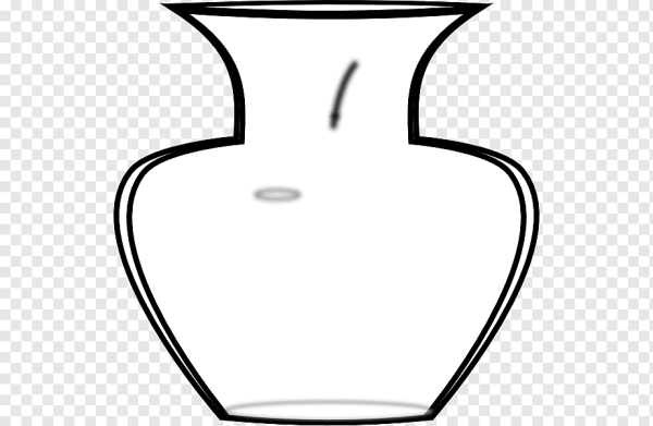 Ваза раскраска для детей