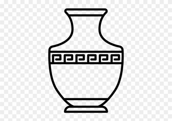 Контур вазы для цветов