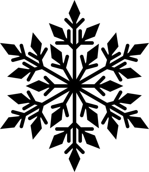 Стилизованные снежинки