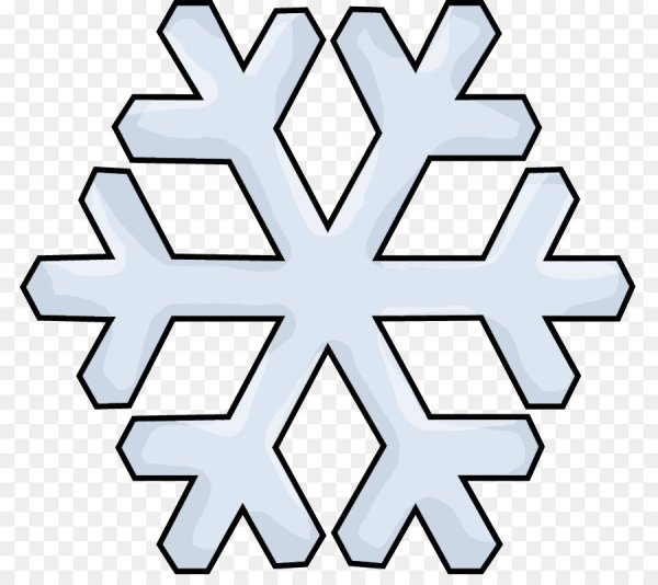 Снежинки голубые