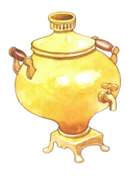 Самовар рисунок
