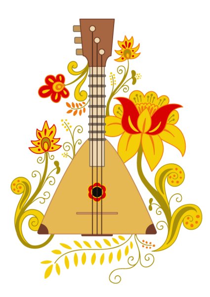 Балалайка вектор