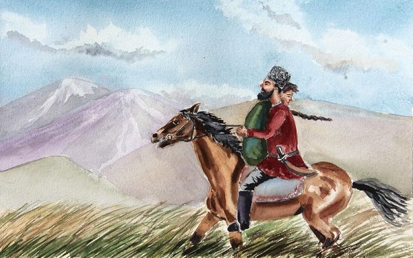 Кавказ иллюстрации