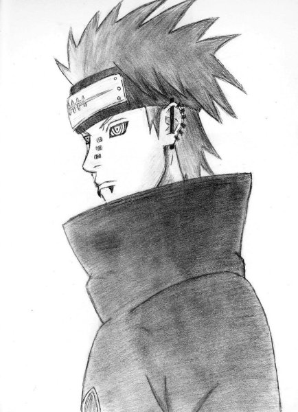 Раскраски аниме Наруто Акацуки Пейн