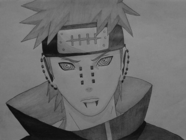 Яхико Пейн черно белый