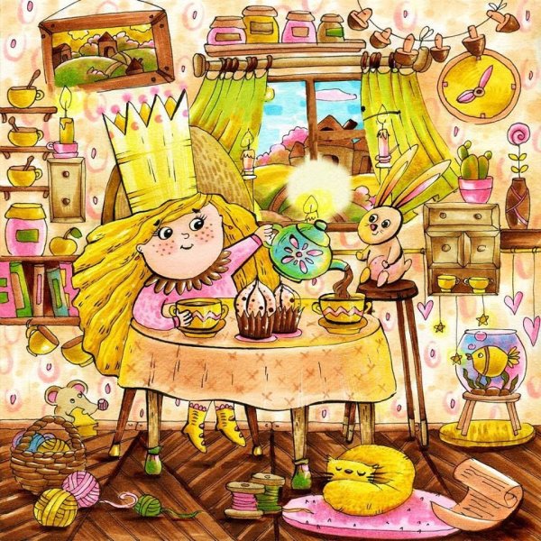 Весёлое чаепитие